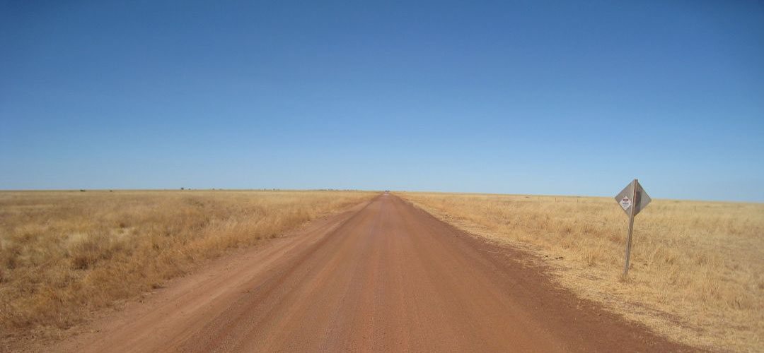 bike touring, Duncan Road, Buntine Highway, Western Australia  