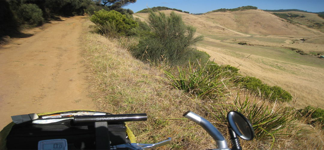bike trail, Johanna Beach, Great Ocean Road, Victoria