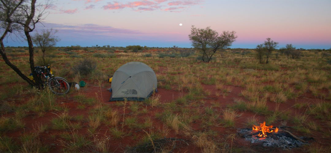 solo camping, Rabbit Flat, Tanami Track, Northern Territory